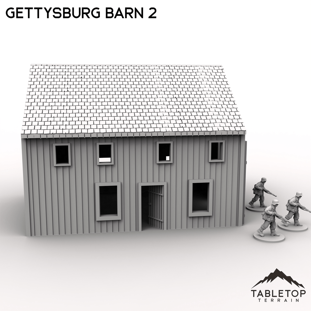 Tabletop Terrain Terrain Gettysburg Barn 2