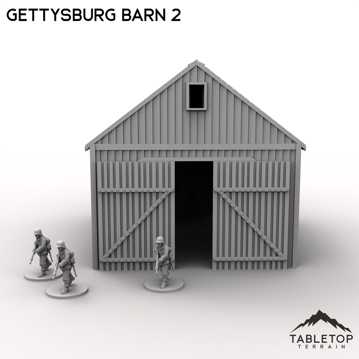 Tabletop Terrain Terrain Gettysburg Barn 2