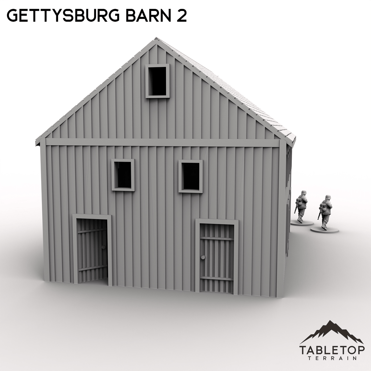 Tabletop Terrain Terrain Gettysburg Barn 2