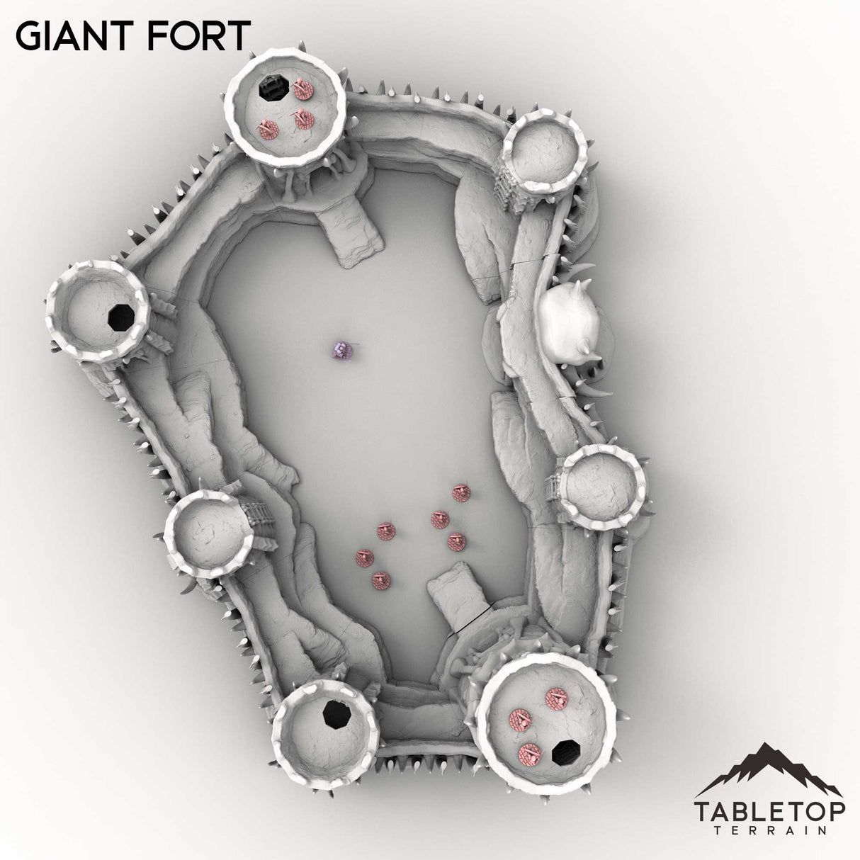 Tabletop Terrain Terrain Giant Fort