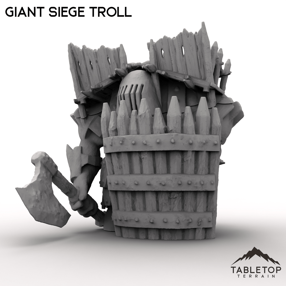 Tabletop Terrain Terrain Giant Siege Troll