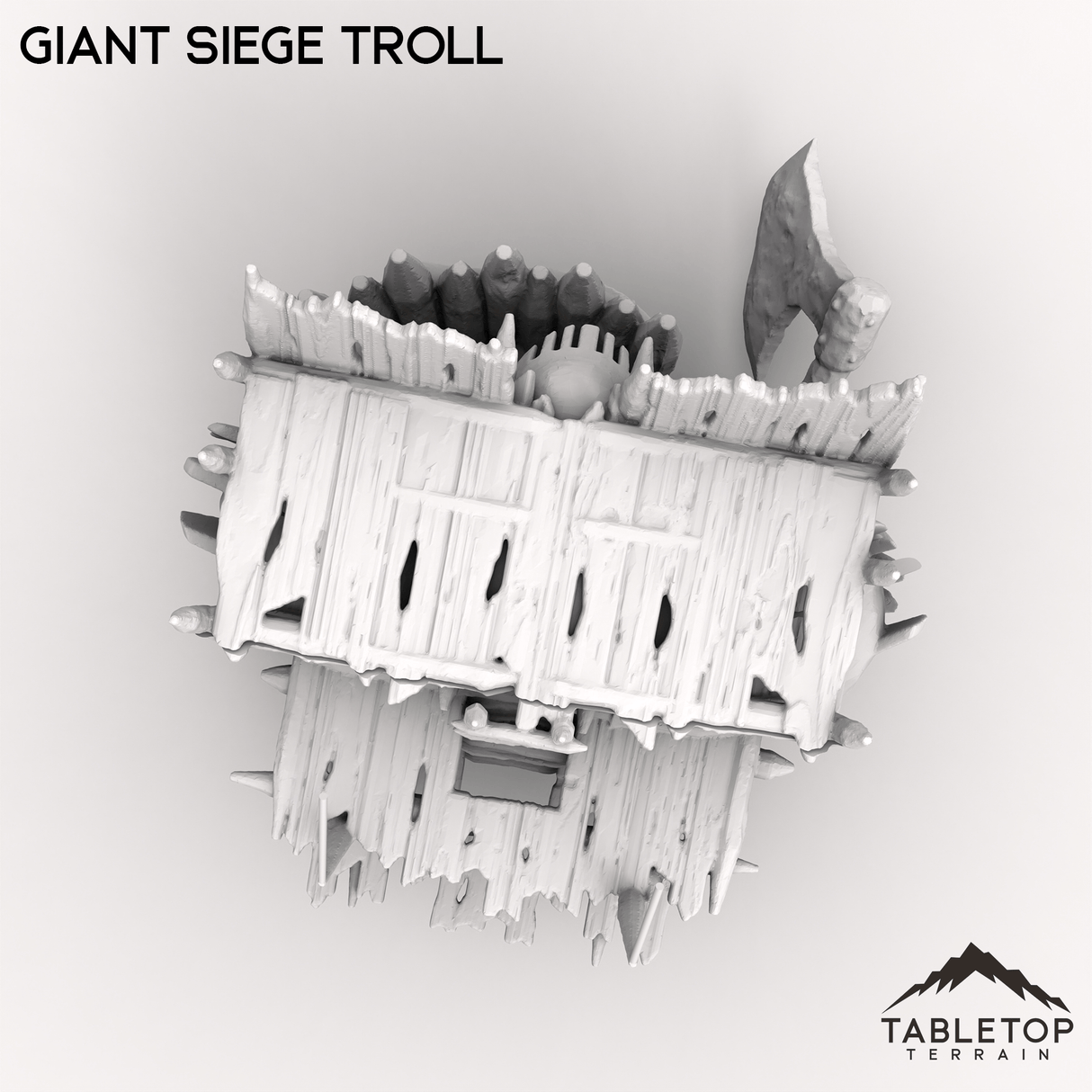 Tabletop Terrain Terrain Giant Siege Troll