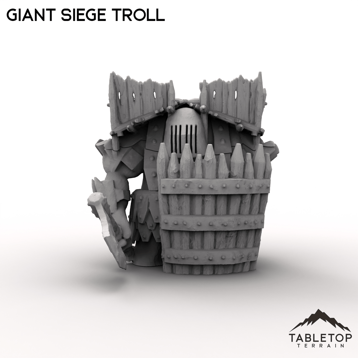 Tabletop Terrain Terrain Giant Siege Troll