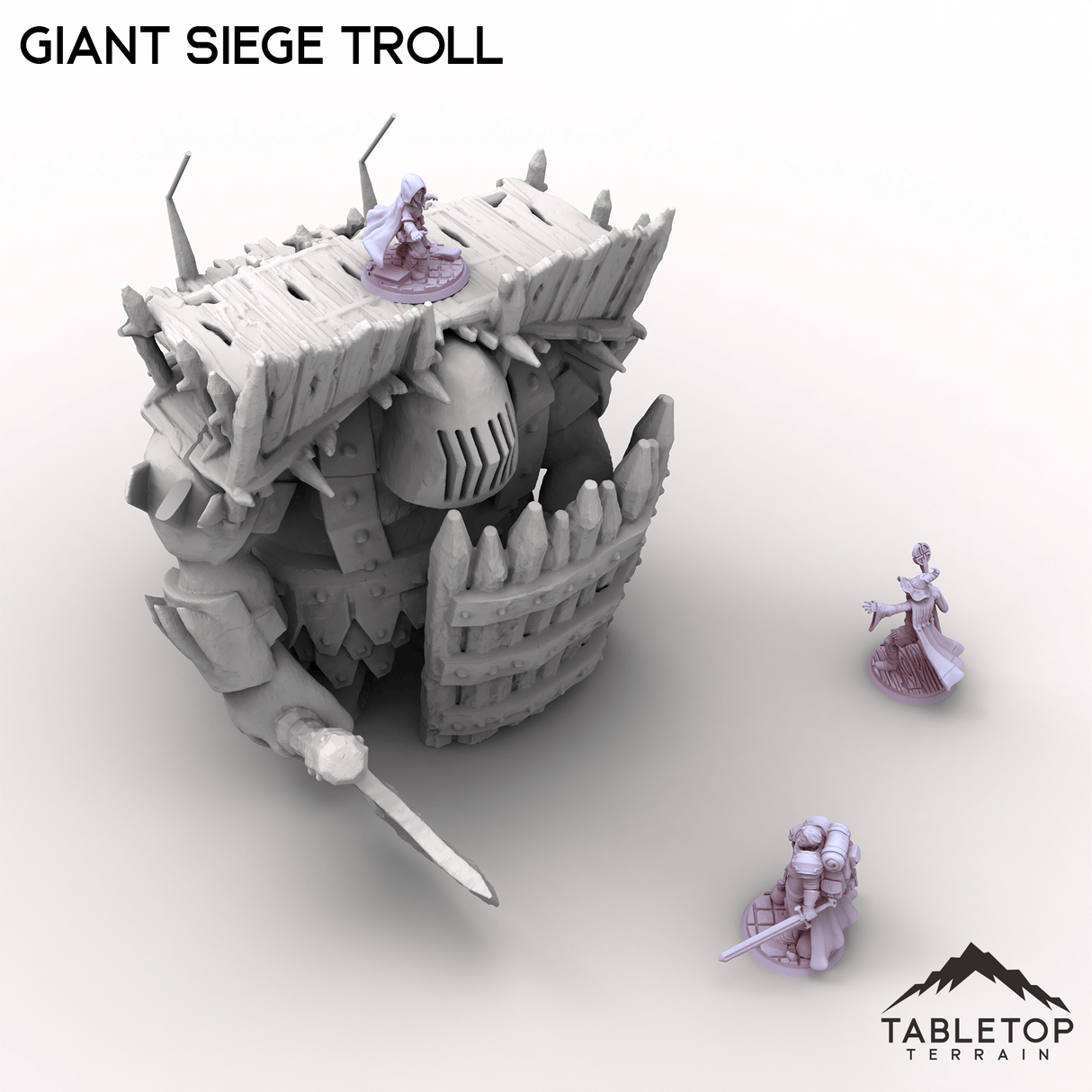 Tabletop Terrain Terrain Giant Siege Troll