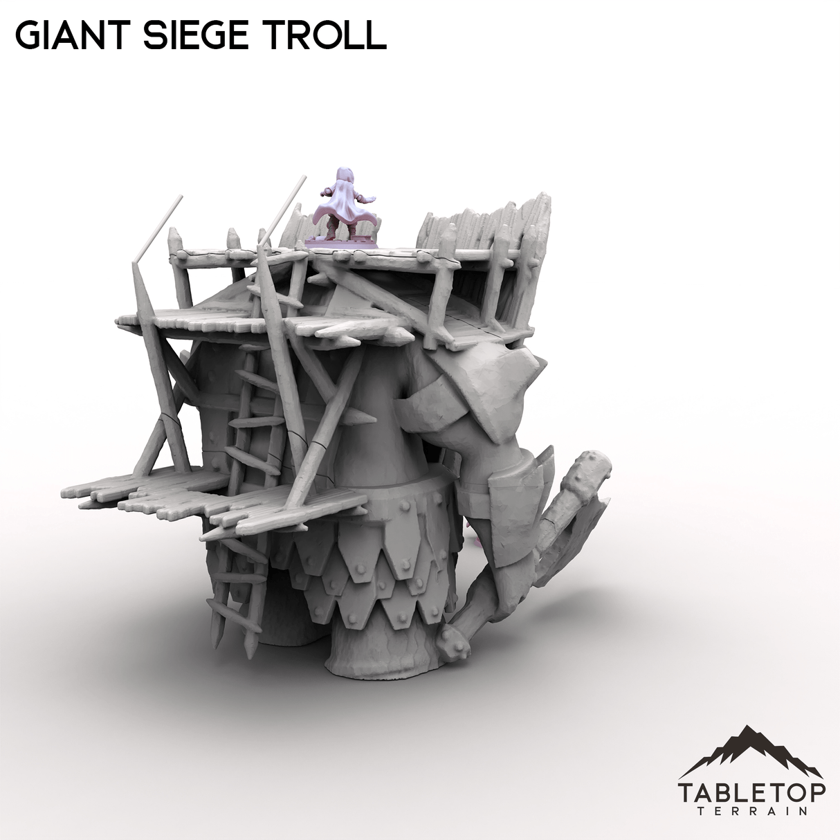 Tabletop Terrain Terrain Giant Siege Troll