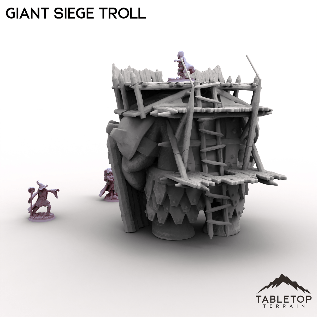 Tabletop Terrain Terrain Giant Siege Troll