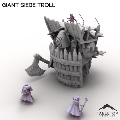 Tabletop Terrain Terrain Giant Siege Troll