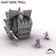 Tabletop Terrain Terrain Giant Siege Troll