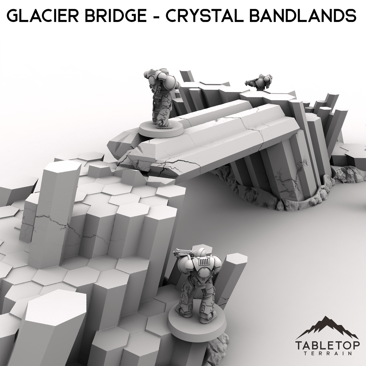 Tabletop Terrain Terrain Glacier Bridge - Crystal Bandlands