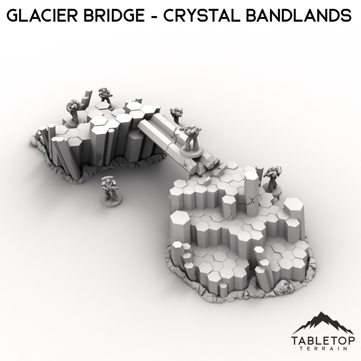Tabletop Terrain Terrain Glacier Bridge - Crystal Bandlands