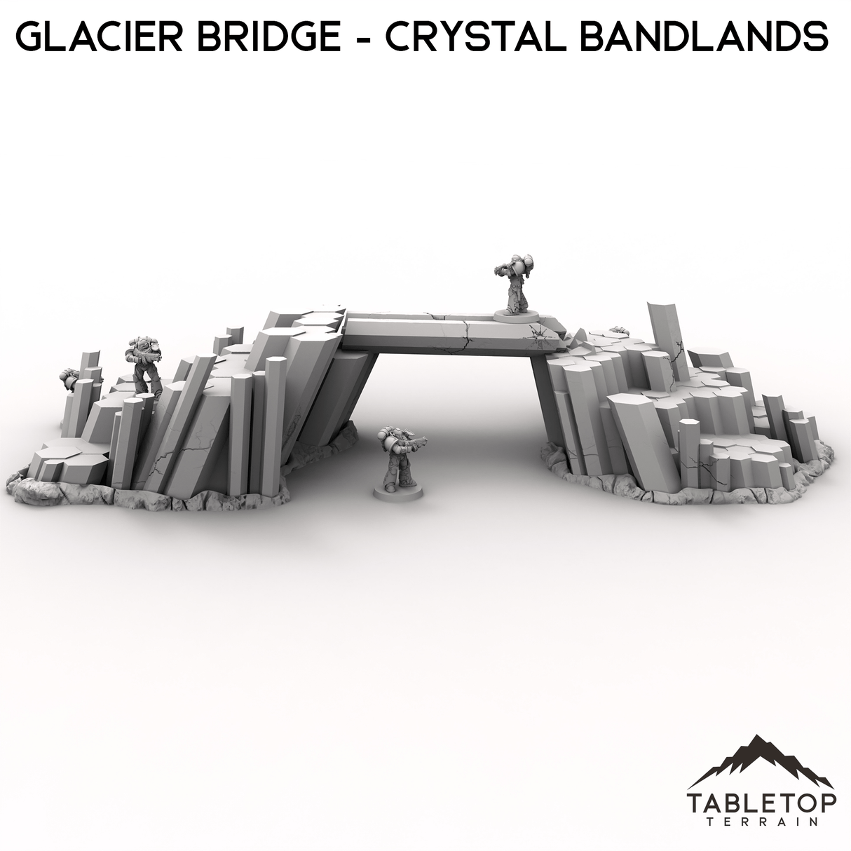 Tabletop Terrain Terrain Glacier Bridge - Crystal Bandlands