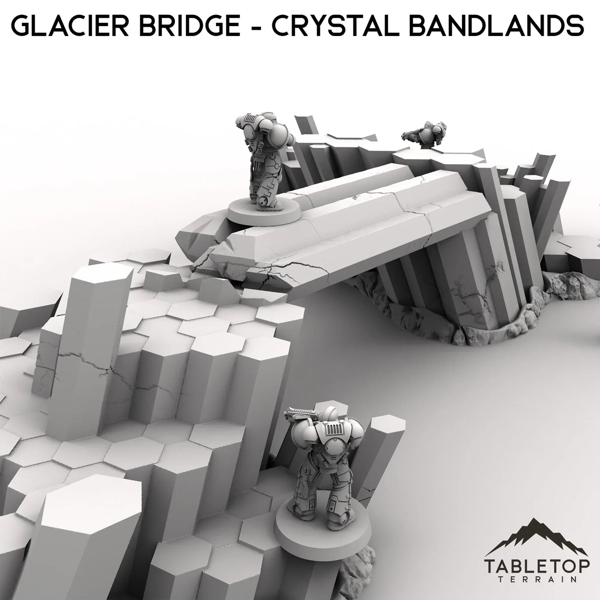 Tabletop Terrain Terrain Glacier Bridge - Crystal Bandlands