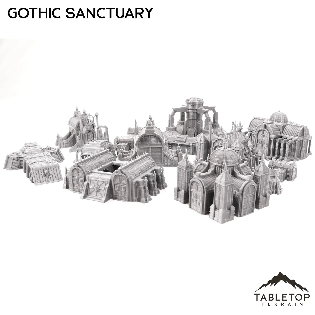 Tabletop Terrain Terrain Gothic Sanctuary 8mm Small Scale Terrain Pack