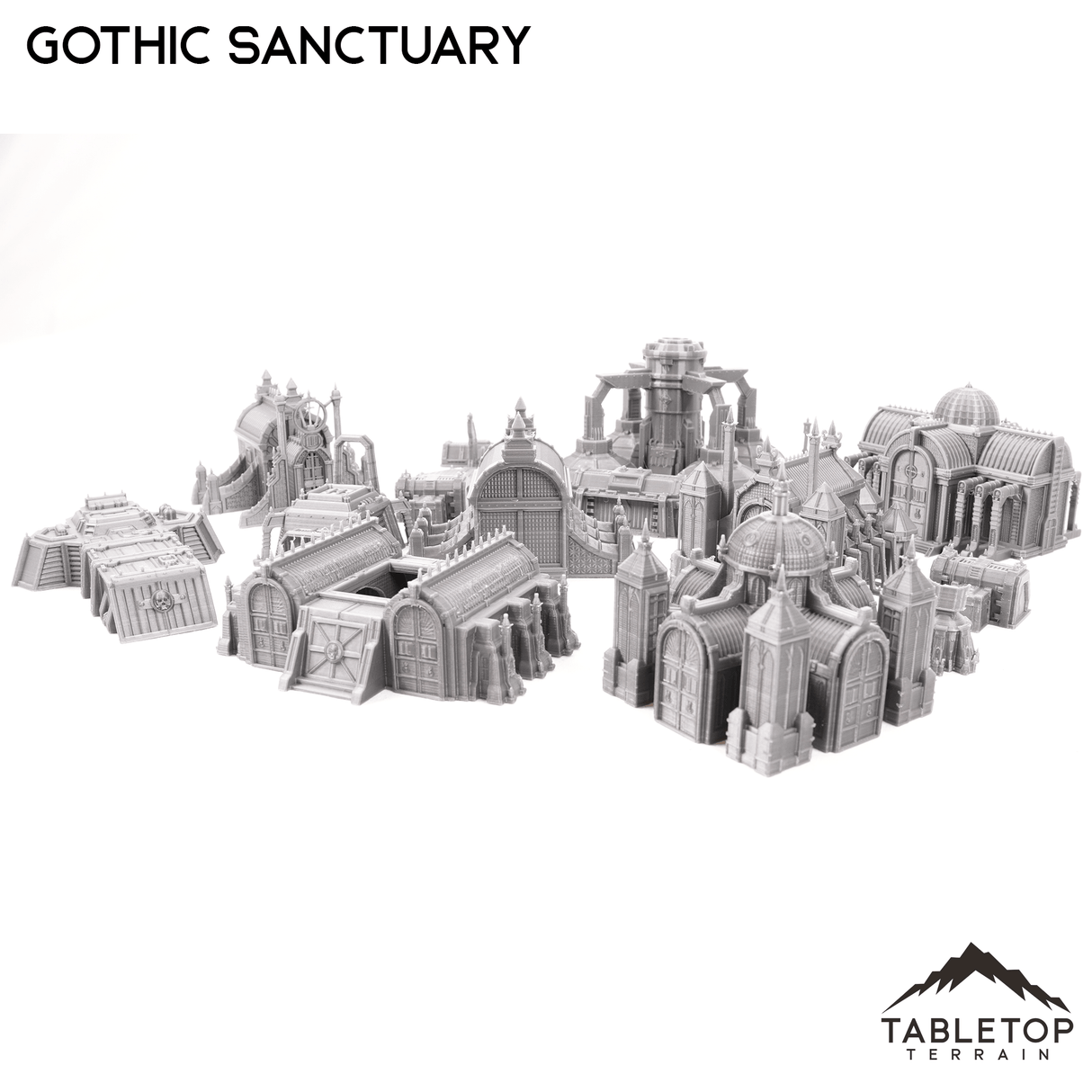 Tabletop Terrain Terrain Gothic Sanctuary 8mm Small Scale Terrain Pack