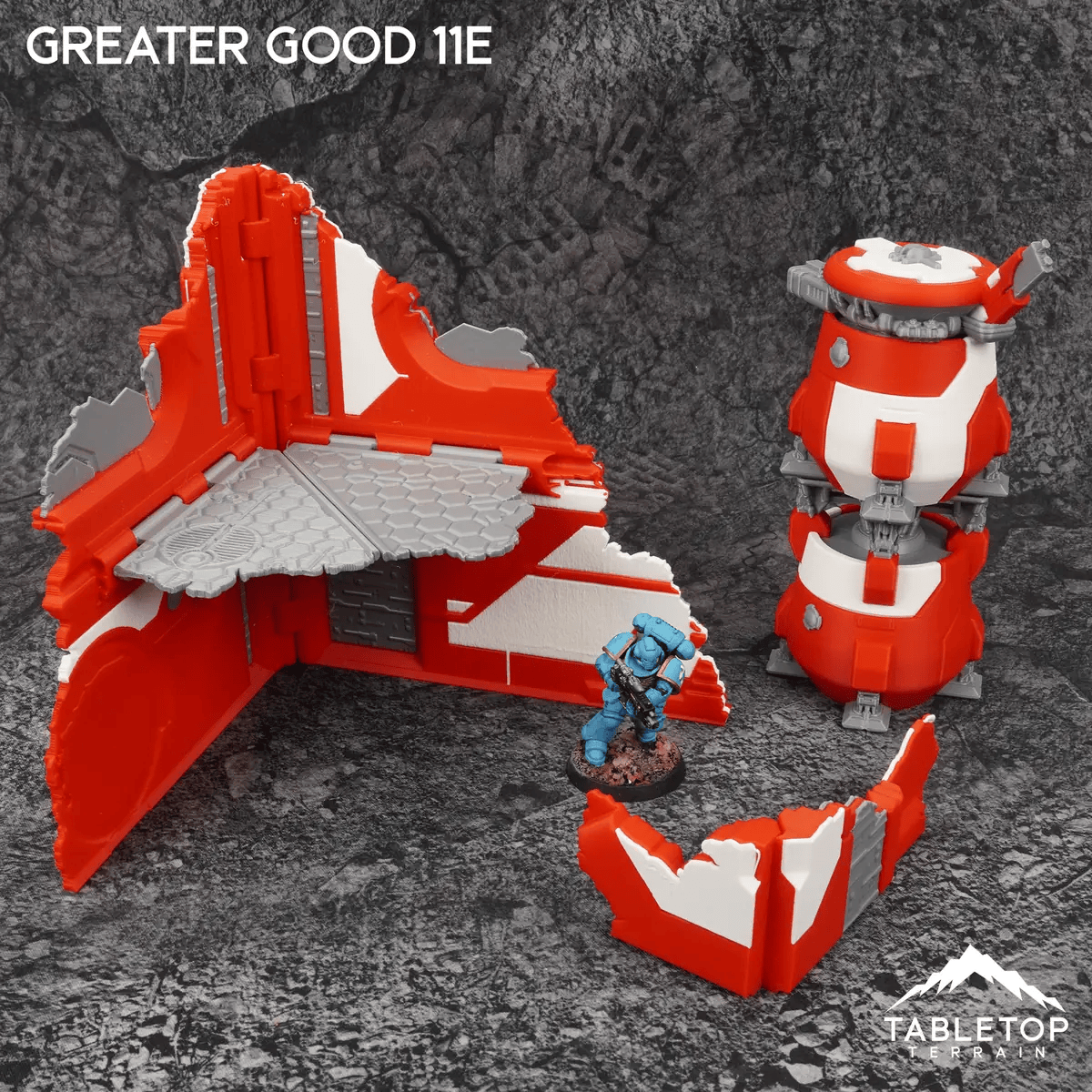 Tabletop Terrain Terrain Greater Good 11e Foldable Tournament Terrain