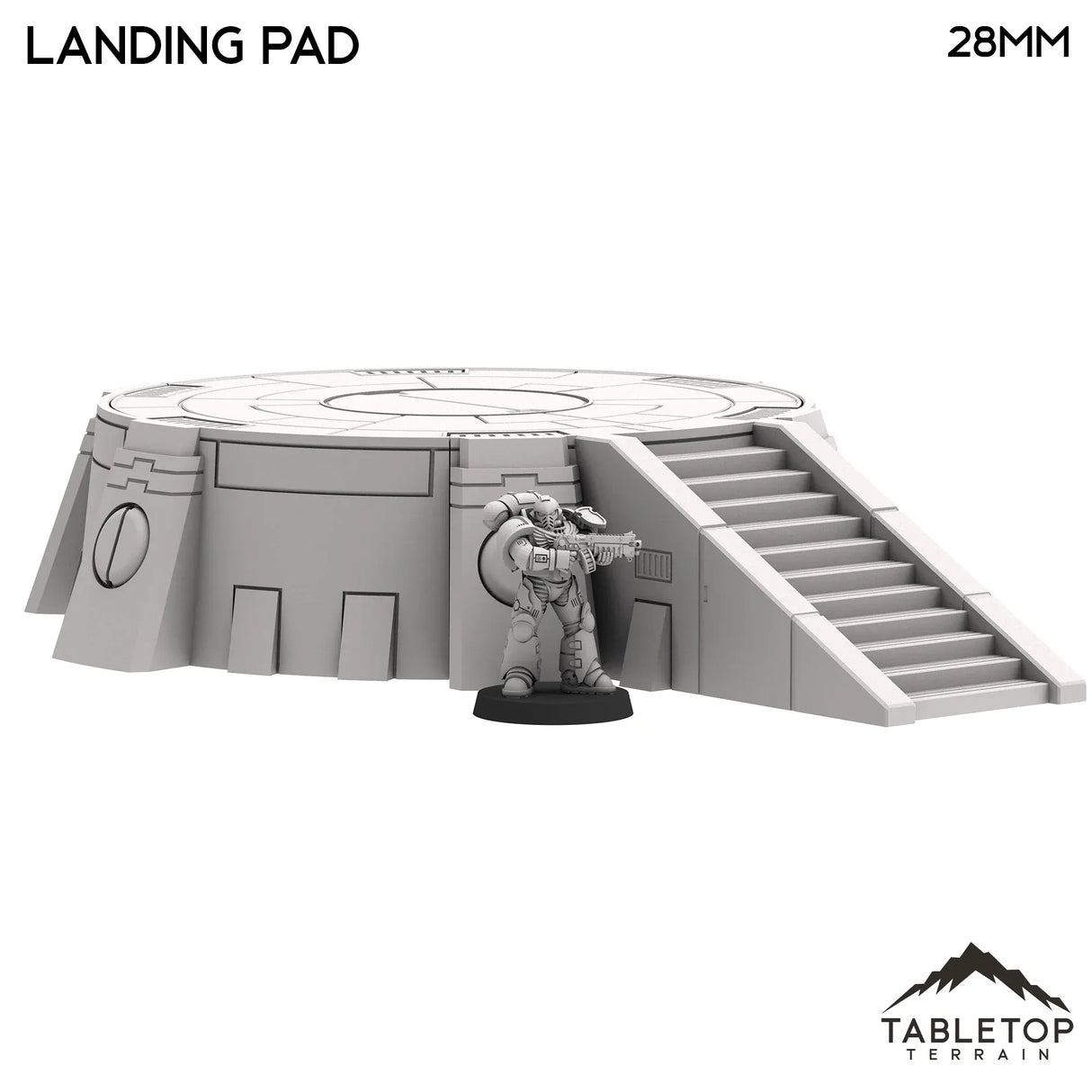 Tabletop Terrain Terrain Greater Good Landing Pad 1