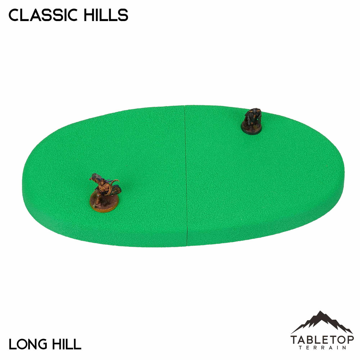 Tabletop Terrain Terrain Green / Long Hill Classic Wargaming Hills