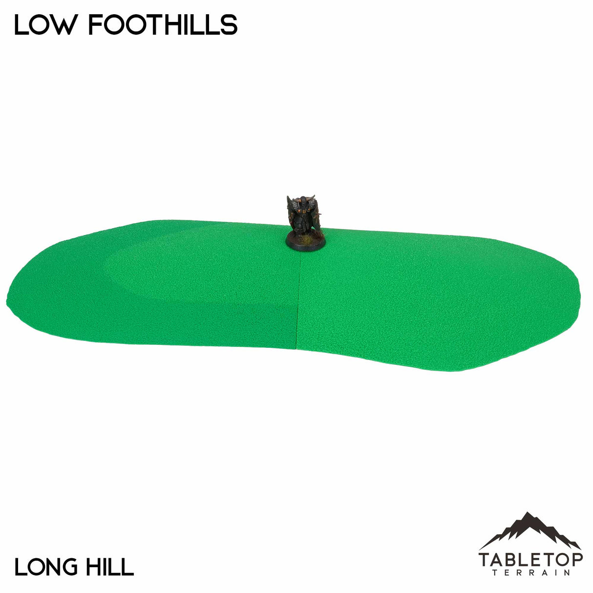 Tabletop Terrain Terrain Green / Long Hill Low Foothills Wargaming Hills