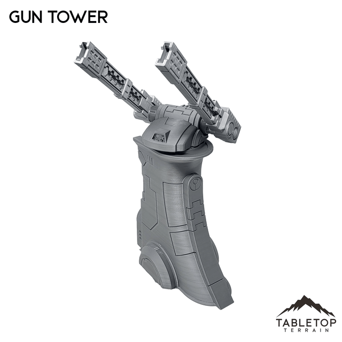 Tabletop Terrain Terrain Gun Tower - Voroni Collective