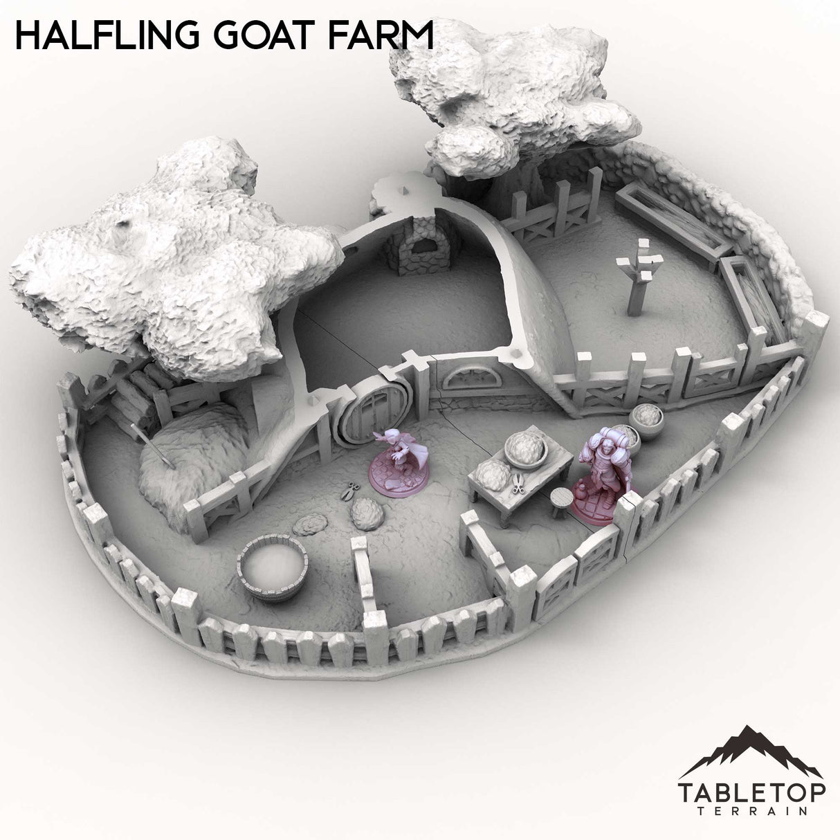 Tabletop Terrain Terrain Halfling Goat Farm