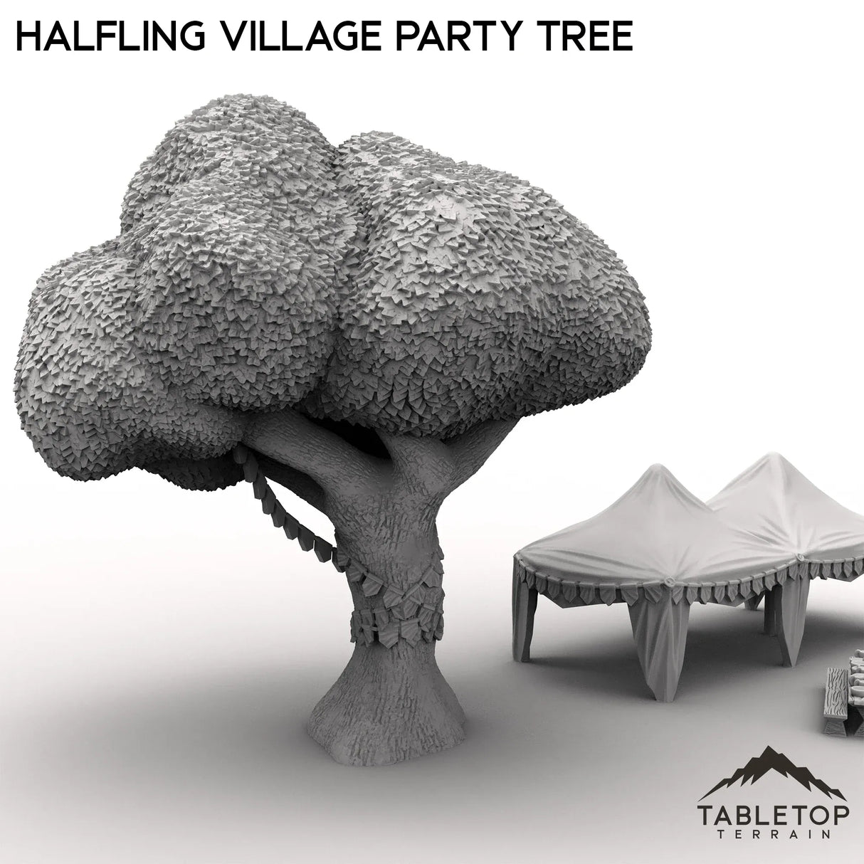 Tabletop Terrain Terrain Halfling Village Party Tree