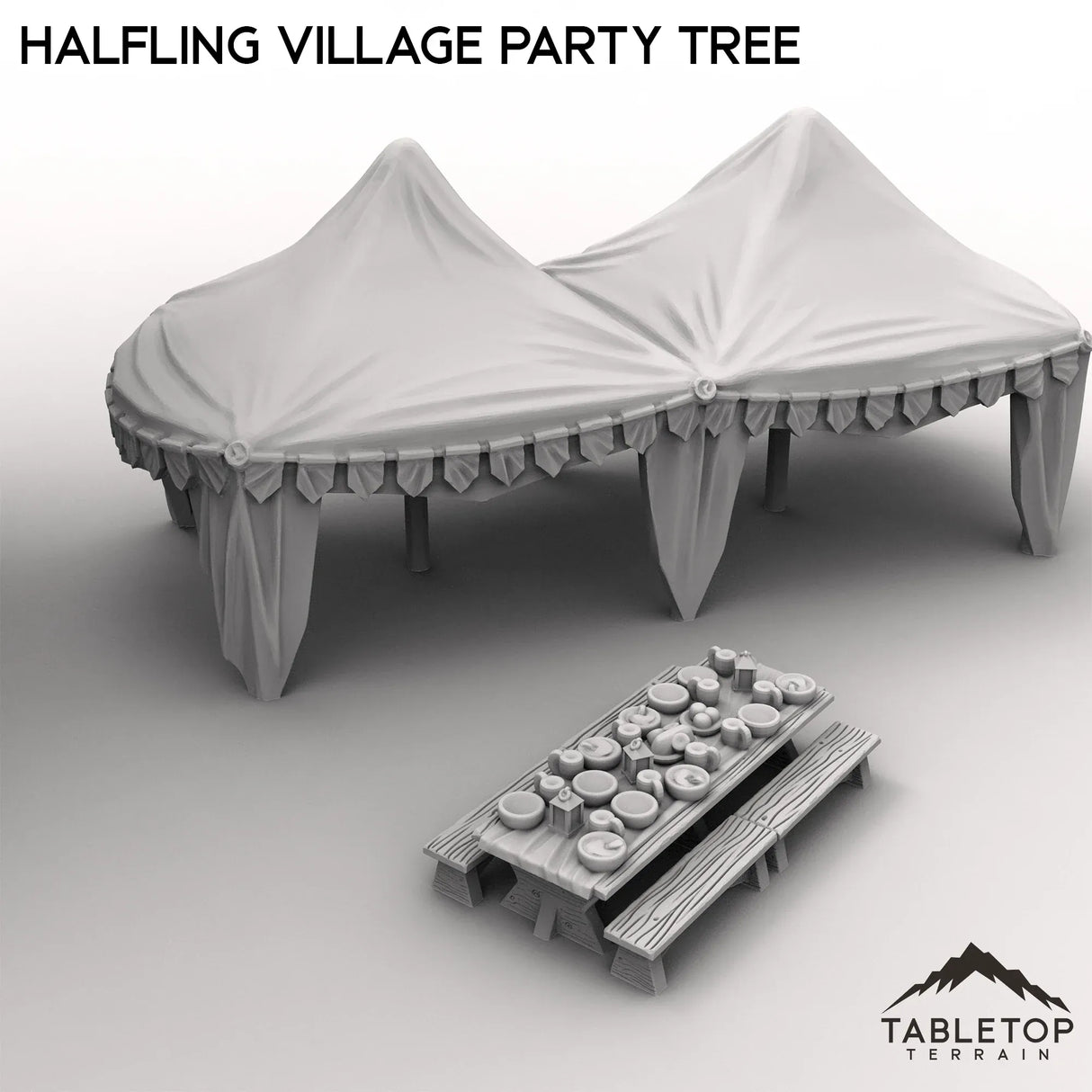Tabletop Terrain Terrain Halfling Village Party Tree