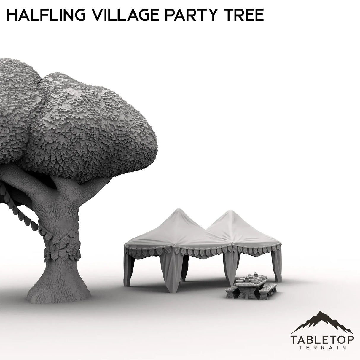 Tabletop Terrain Terrain Halfling Village Party Tree