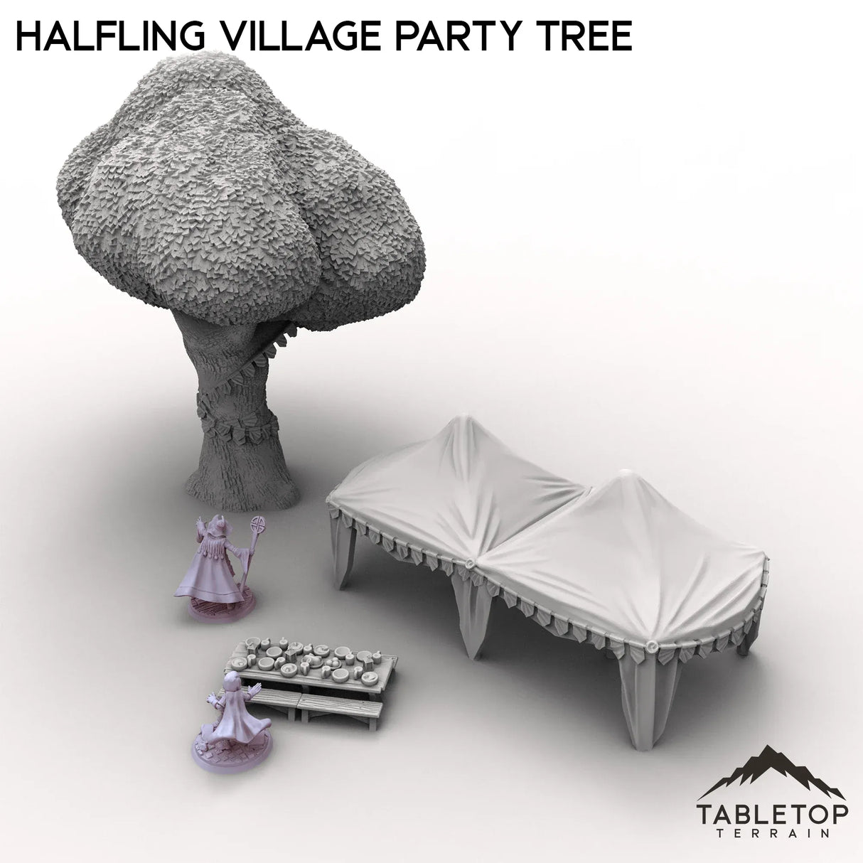 Tabletop Terrain Terrain Halfling Village Party Tree