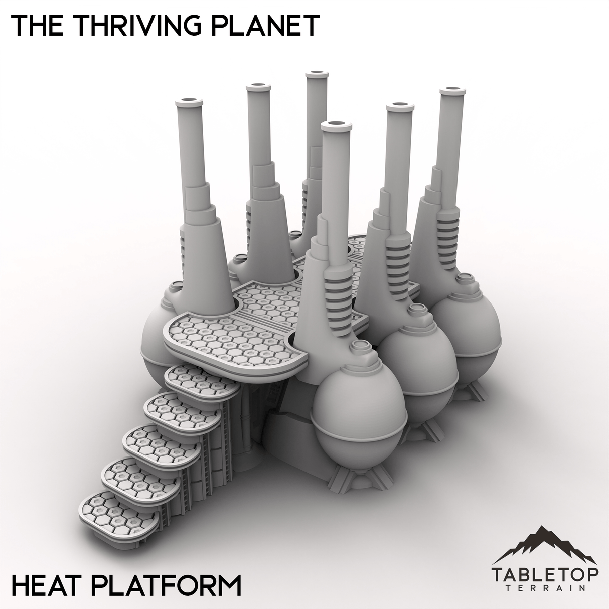 Tabletop Terrain Terrain Heat Platform / 28/32mm The Thriving Planet