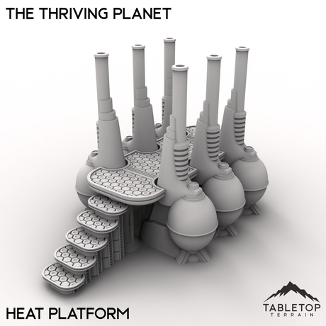 Tabletop Terrain Terrain Heat Platform / 28/32mm The Thriving Planet