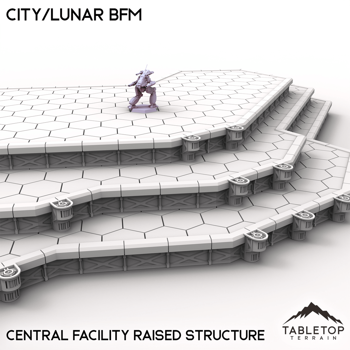 Tabletop Terrain Terrain HEXTECH City/Lunar BFM - City Map Pack