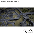 Tabletop Terrain Terrain Hextech City Streets - 6mm