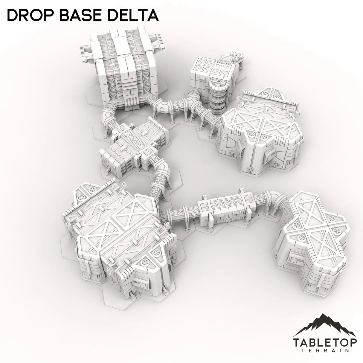 Tabletop Terrain Terrain HEXTECH Drop Base Delta - 6mm
