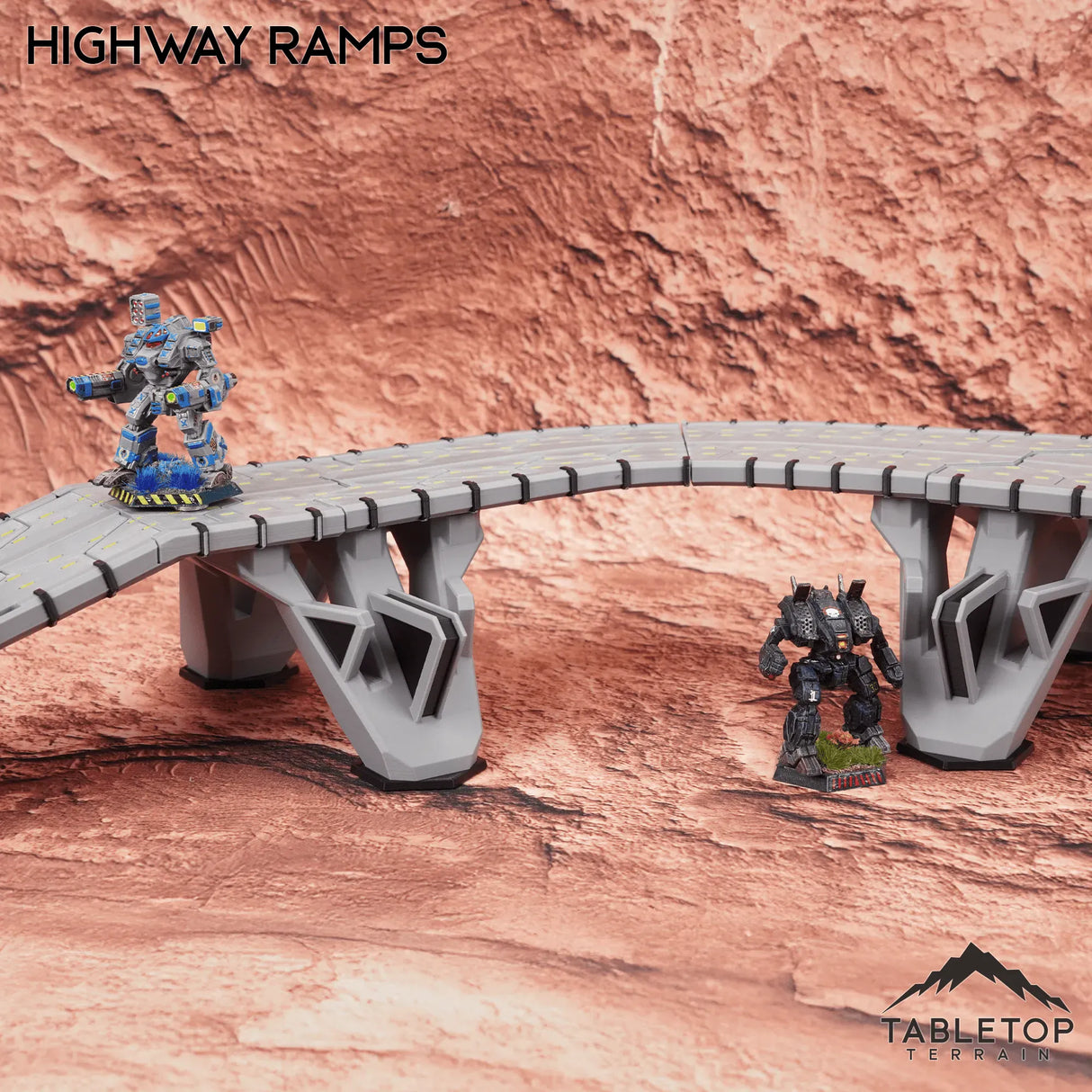Tabletop Terrain Terrain HEXTECH Highway Ramps Bundle