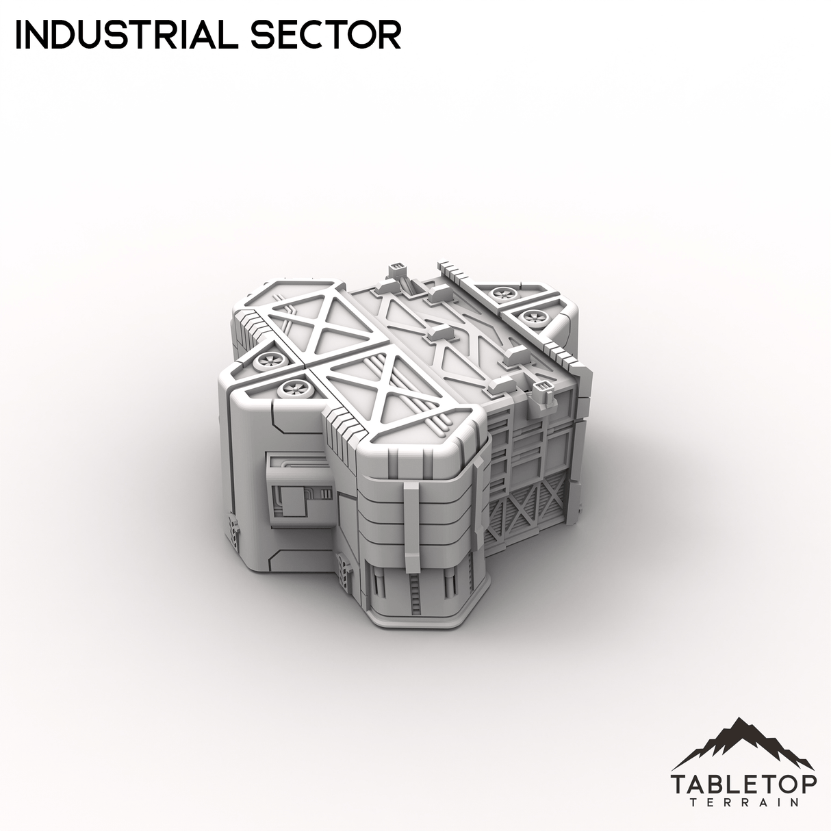 Tabletop Terrain Terrain HEXTECH Industrial Sector - Drop Base Delta
