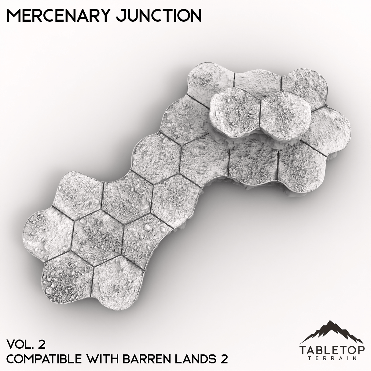 Tabletop Terrain Terrain HEXTECH Mercenary Junction Map Hill Sets - 6mm