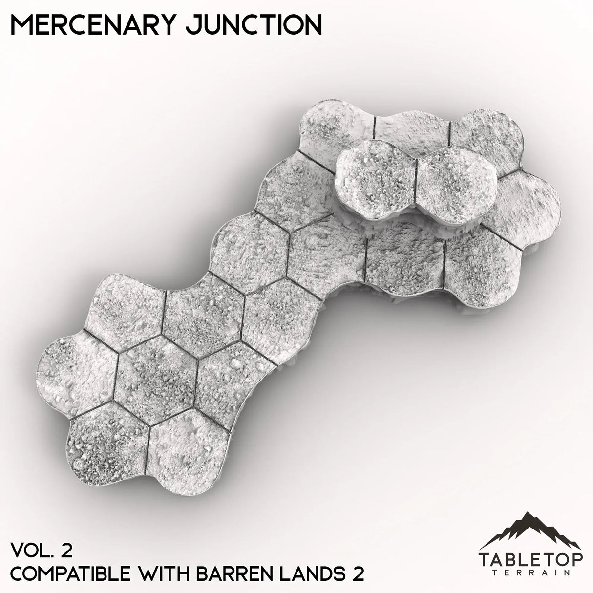 Tabletop Terrain Terrain HEXTECH Mercenary Junction Map Hill Sets-6mm