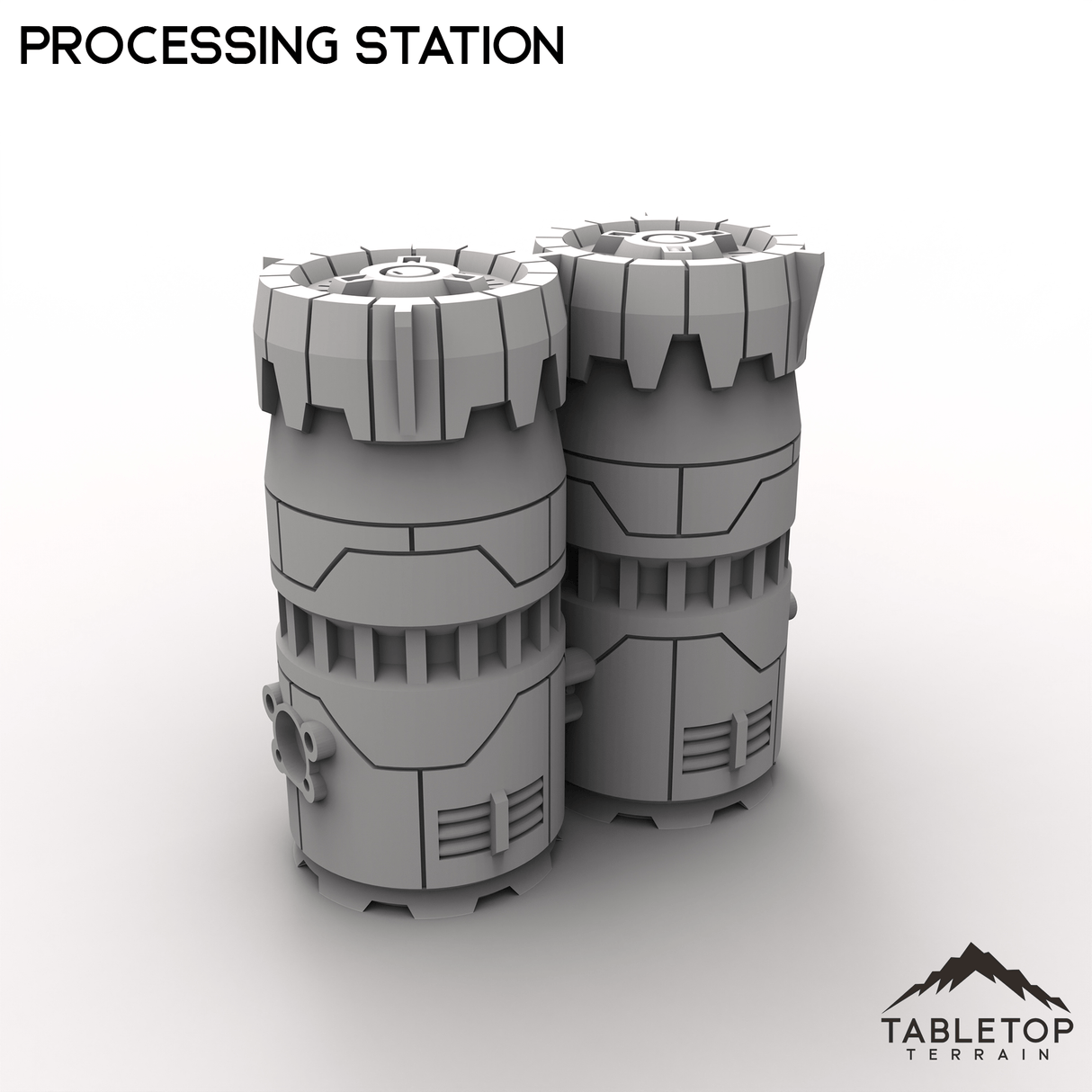 Tabletop Terrain Terrain HEXTECH Processing Station - Industrial Fluidworks