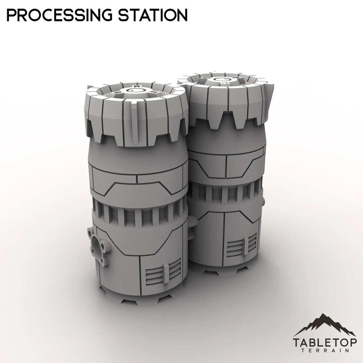 Tabletop Terrain Terrain HEXTECH Processing Station - Industrial Fluidworks