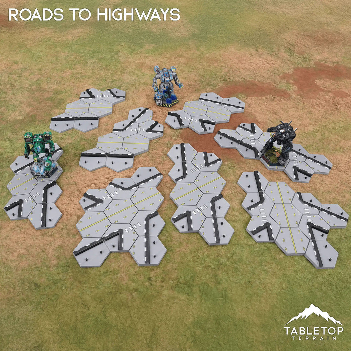 Tabletop Terrain Terrain HEXTECH Roads to Highways Bundle