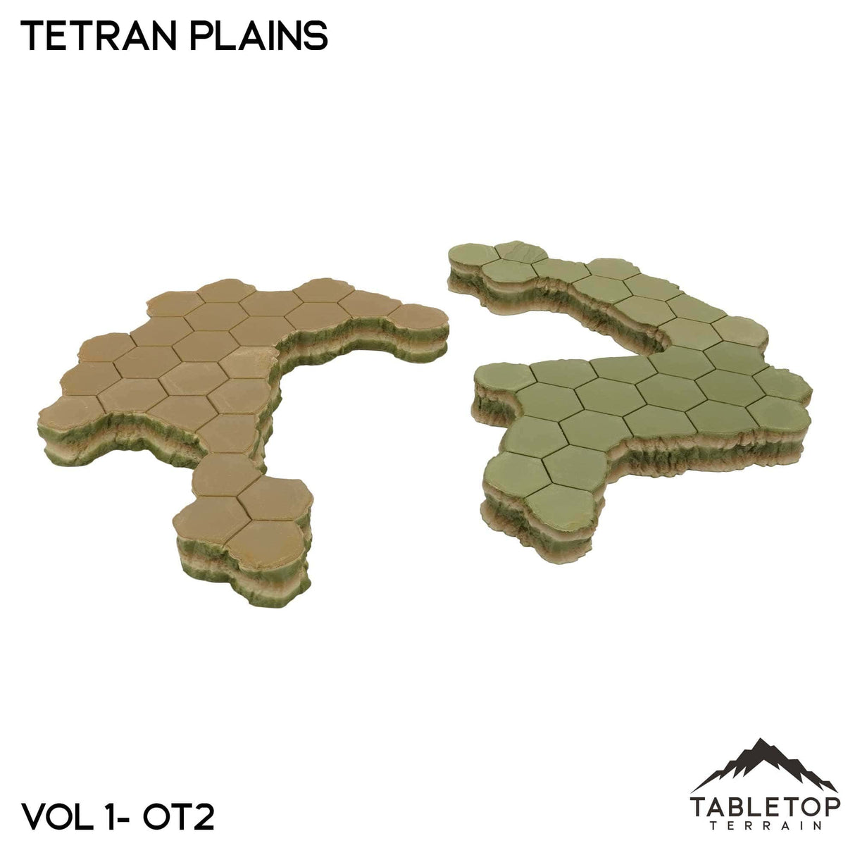Tabletop Terrain Terrain HEXTECH Tetran Plains Map Hill Set - 6mm