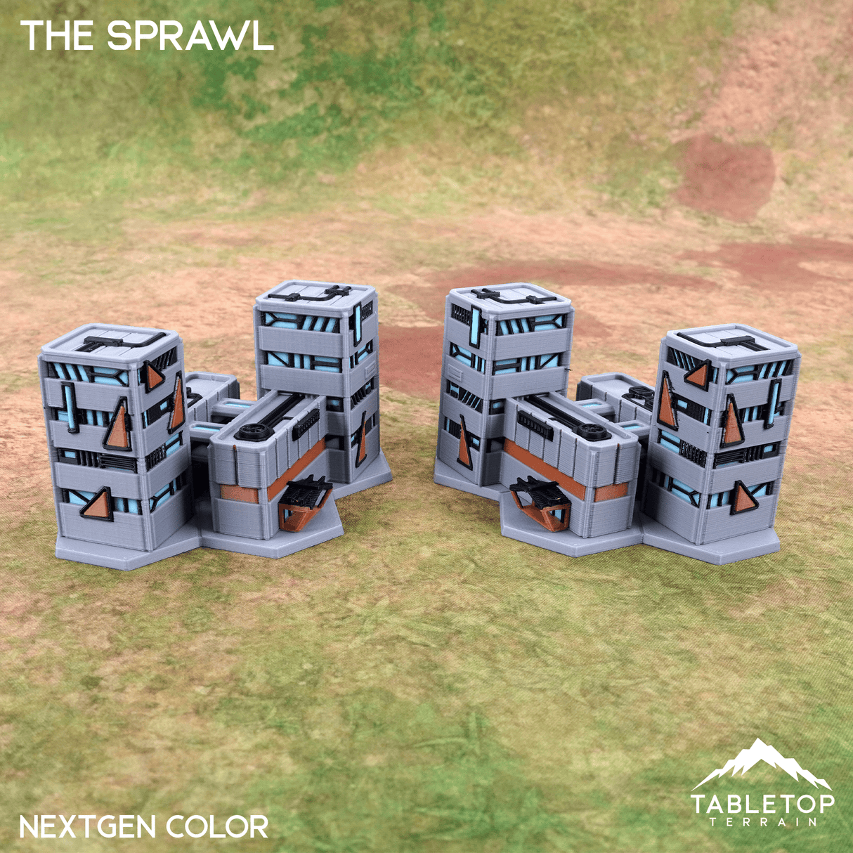 Tabletop Terrain Terrain HEXTECH The Sprawl Trinity City - 6mm