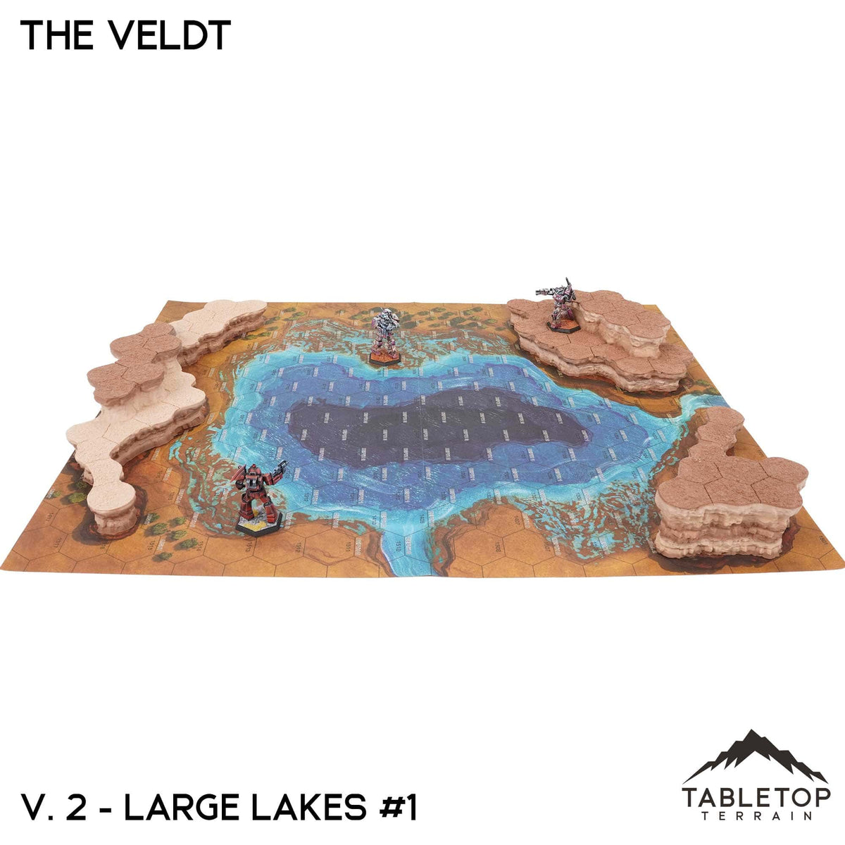 Tabletop Terrain Terrain HEXTECH The Veldt Map Hill Sets-6mm