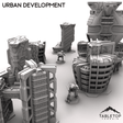 Tabletop Terrain Terrain HEXTECH Trinity City Urban Expansion - 6mm