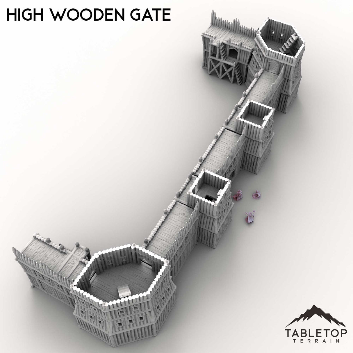 Tabletop Terrain Terrain High Wooden Gate