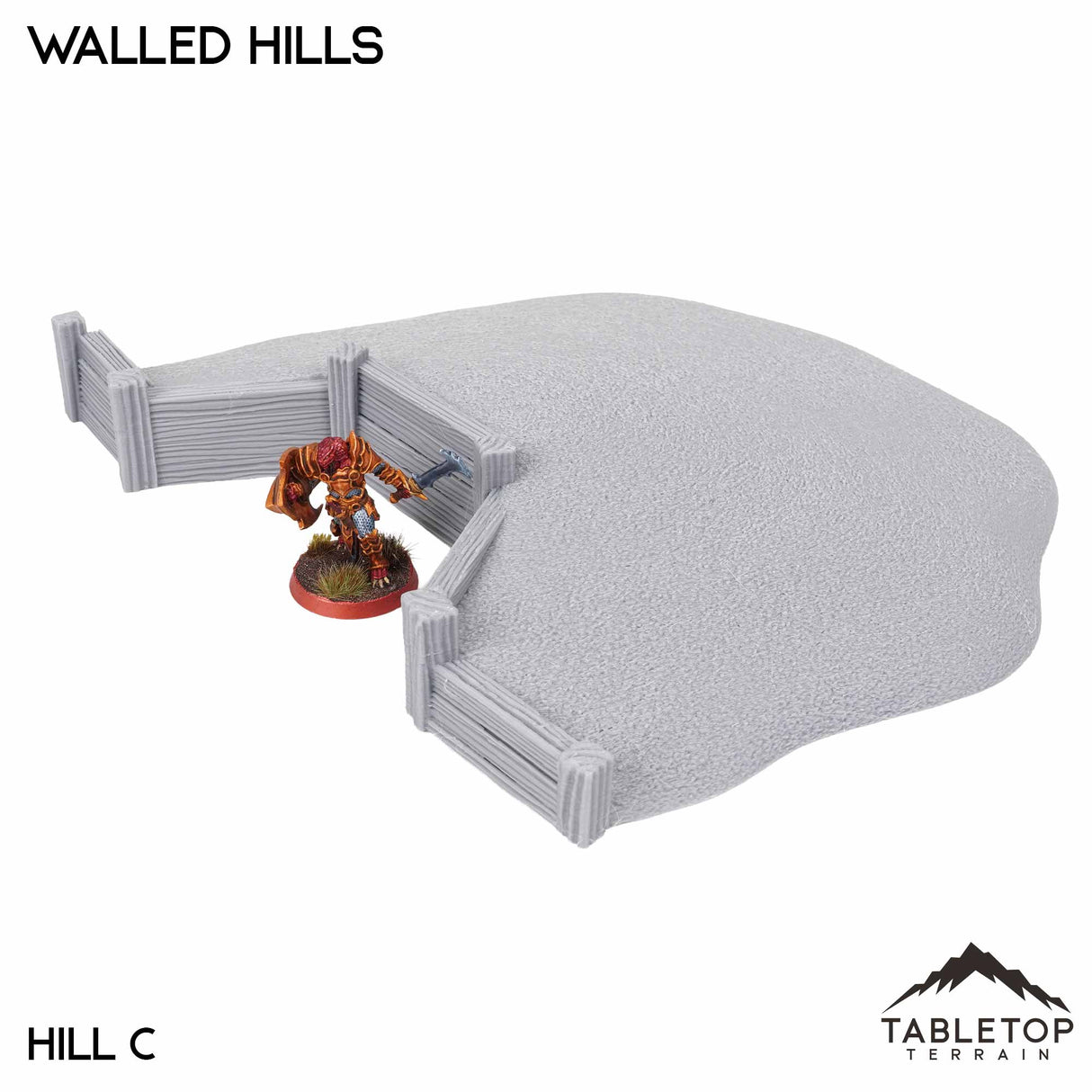 Tabletop Terrain Terrain Hill C Walled Hills Wargaming Hills