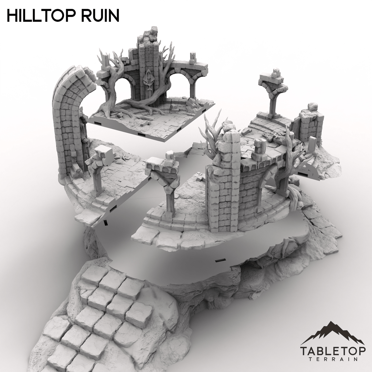 Tabletop Terrain Terrain Hilltop Ruin