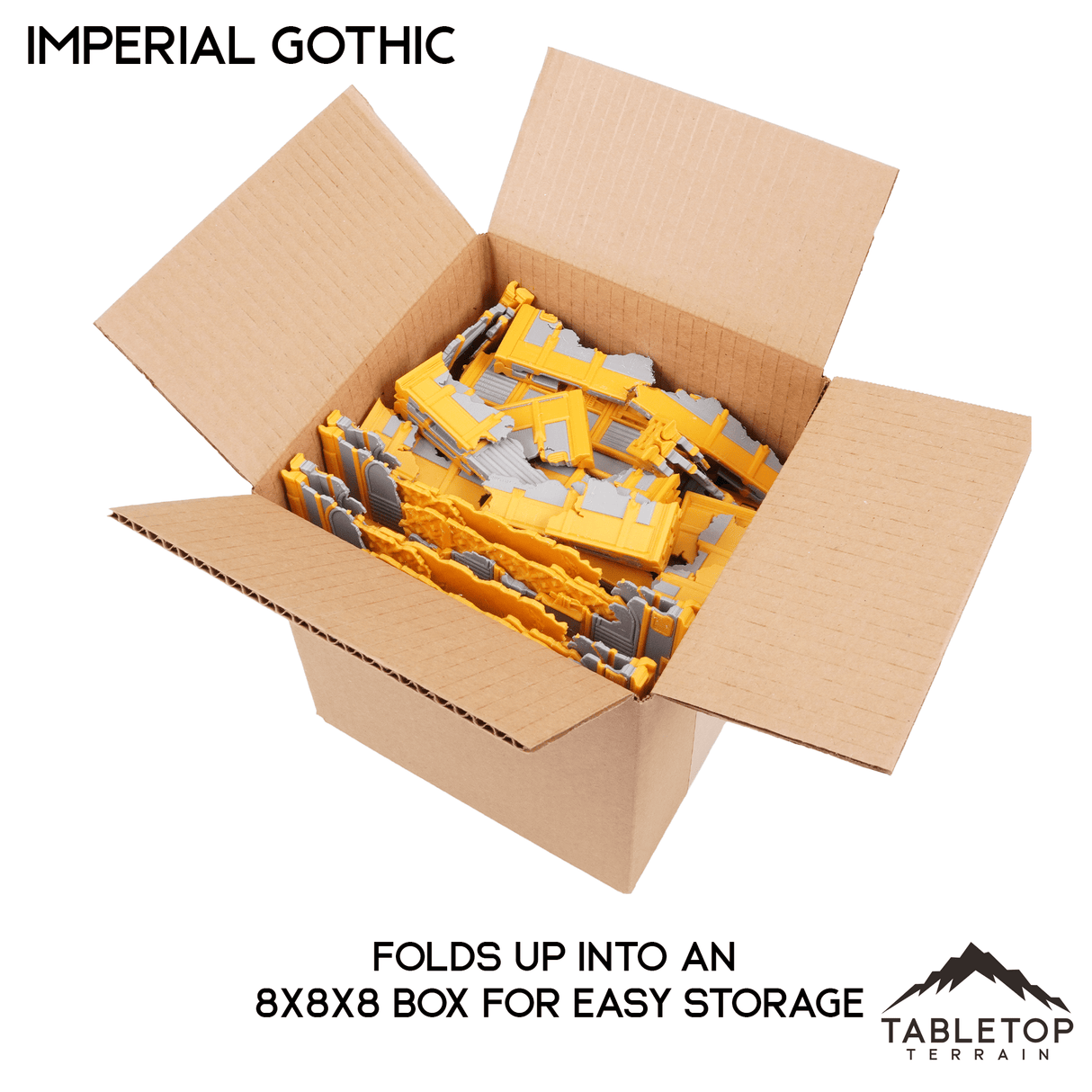 Tabletop Terrain Terrain Imperial Gothic Foldable Multicolor 10e Tournament Terrain