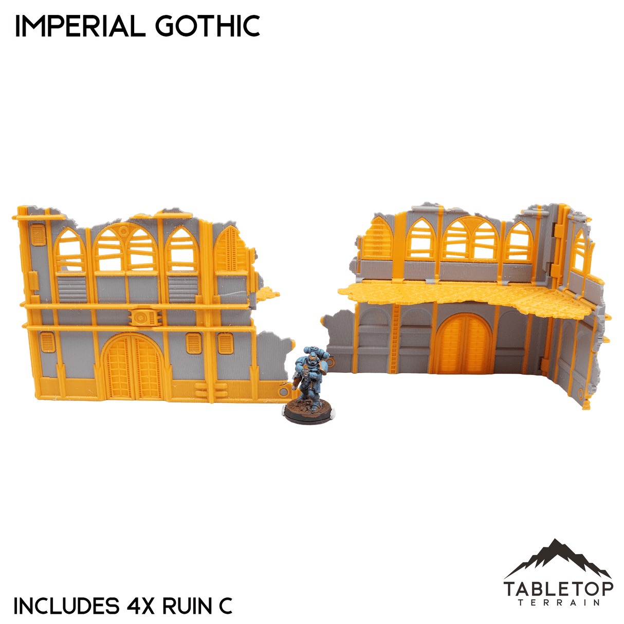 Tabletop Terrain Terrain Imperial Gothic Foldable Multicolor 10e Tournament Terrain