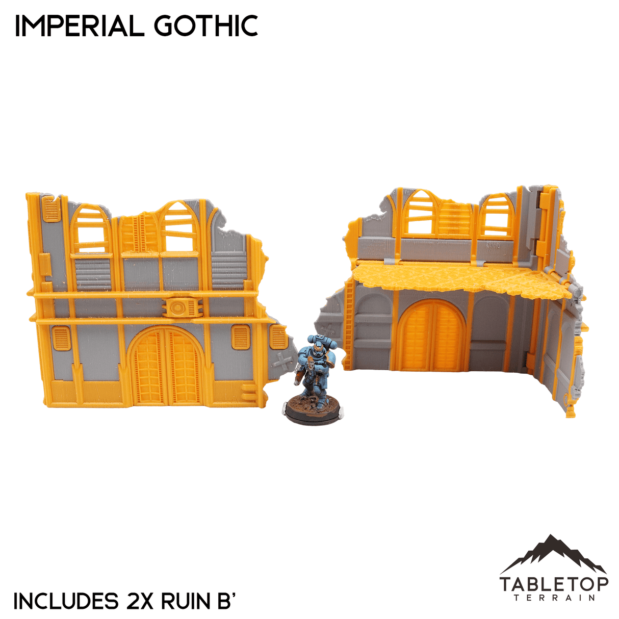 Tabletop Terrain Terrain Imperial Gothic Foldable Multicolor 10e Tournament Terrain